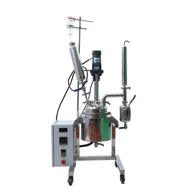 定制5L单层电加热不锈钢反应釜