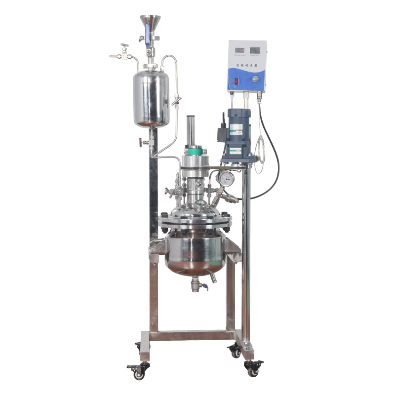 定制磁力耦合不锈钢反应釜（带滴加罐）